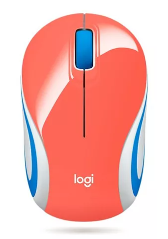 mouse-pequeño-para-niños-logitech-m187-inalambrico-coral-color-coral